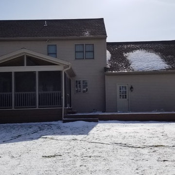 York, PA - Wood Deck added to recent room enclosure