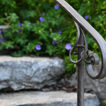 Custom handrail by Maynard studios