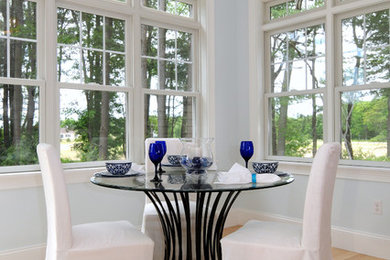 Dining room - country dining room idea in Providence