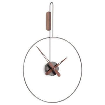 Nomon Mini Daro Clock | Micro Dargo, Hands In Walnut Wood