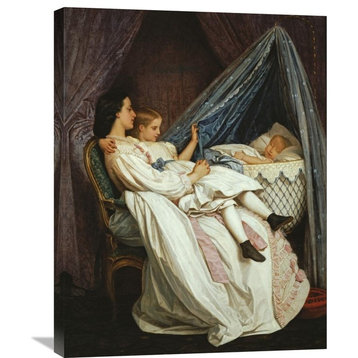 "The New Arrival" Stretched Canvas Giclee by Auguste Toulmouche, 23"x30"