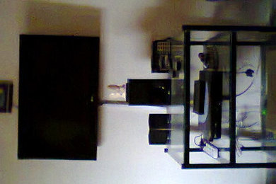 Inspiration for a modern living room remodel in Other