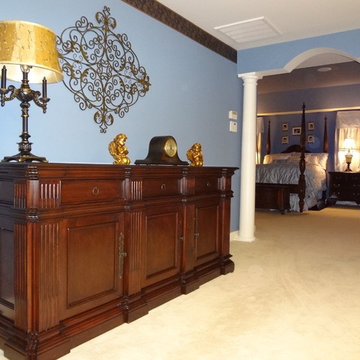 Greenwich furniture hides TV when not in operation