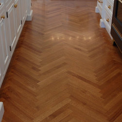 Rift Sawn White Oak from the Herringbone collection. - Engineered Wood Flooring