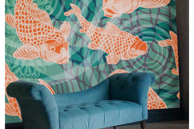 Koi Fish Mural- POZdesigns