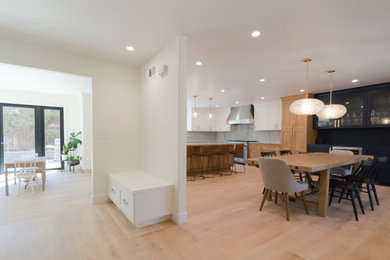 Large trendy kitchen/dining room combo photo in San Francisco