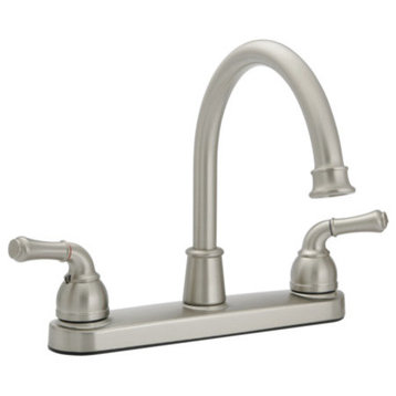 Banner High Arch Kitchen Faucet, Brushed Nickel