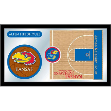 Kansas 15"x26" Basketball Mirror by Holland Bar Stool Company