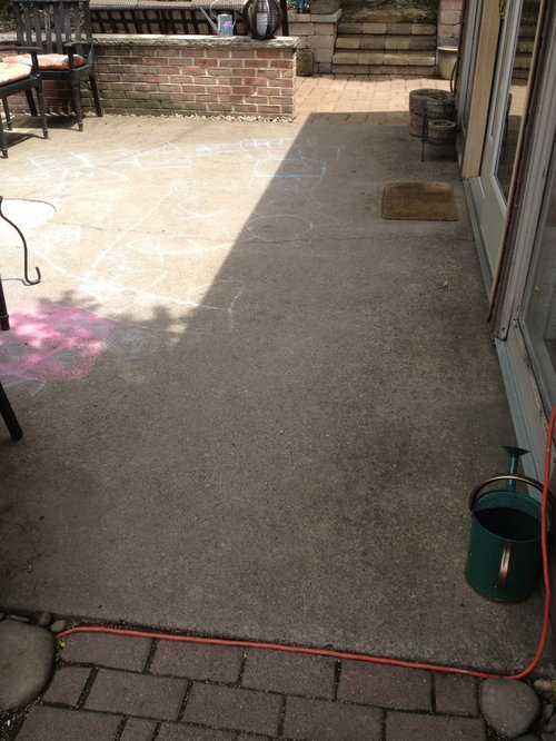 Ideas for old cement patio