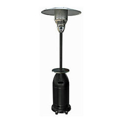 AZ Patio Heaters 87" Tapered Metal Heater With Table - Outdoor Products