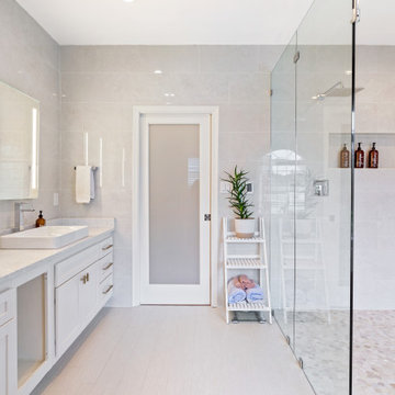 Bright & Fascinating Master Bathroom in Ashburn VA