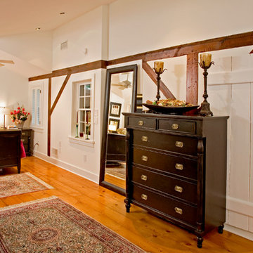 Master bedroom of remodeled home