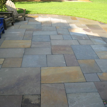 Full-Color Bluestone Patio