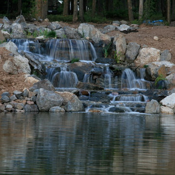 Ponds and waterfalls