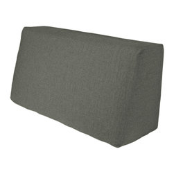 duobed - Duobed Sofa Back Pillow, 36", Flint, 30" - Decorative Pillows