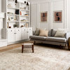 Sand Taupe Loren LQ-03 Printed Area Rug by Loloi, 5'0"x7'6"