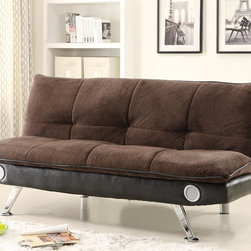 Coaster 500047 Dark Brown Futon Sofa Bed - Futons