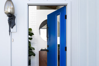 Inspiration for a 1950s entryway remodel in Orange County