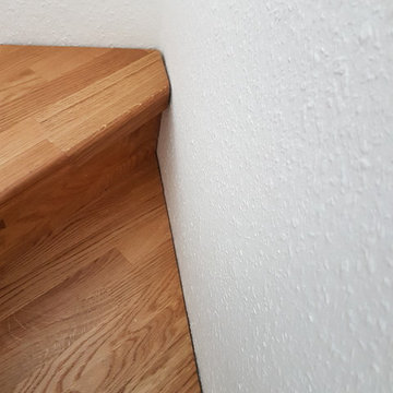 Treppe auf Stahlunterkonstruktion