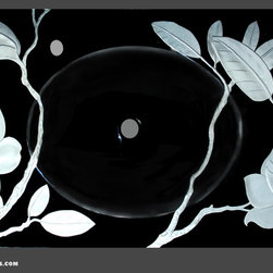 Coyote Glass Design - Magnolia Intergal Sink - Bathroom Sinks