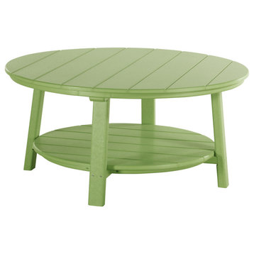 Poly Deluxe Conversation Table, Lime Green
