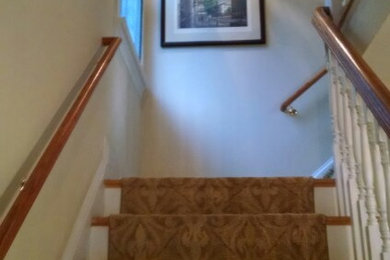 Inspiration for a staircase remodel in Richmond