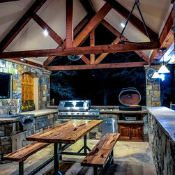 Stone Shower using light weight Texas stone - Products