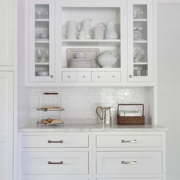 White Transitional Kitchen