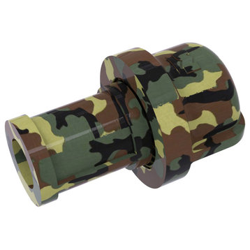 Allied Brass Camo Collection 1" Cabinet Knob, Green Camo