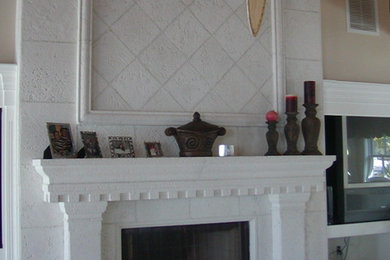 Cast Stone Fireplace
