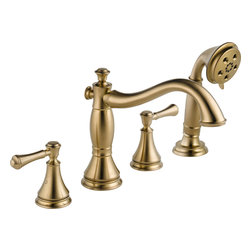 Delta Cassidy Roman Tub w/ Hand Shower Trim - Tub And Shower Faucet Sets