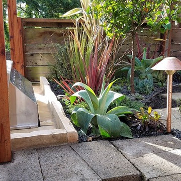 San Francisco Backyard Makeover with Built in Grill