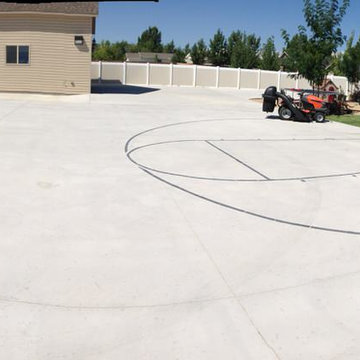 BJ H's Pro Dunk Gold Basketball System on a 55x100 in Vernal, UT