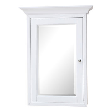 Newport Wall-Mounted Medicine Cabinet, White