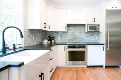 Inspiration for a transitional kitchen remodel in Other