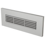 Sea Gull Lighting - Sea Gull Lighting 94481S-849 Louver - 8.5 inch 8.6W 1 LED Turtle Brick Light - Lumens: 300  CRI:   RaLouver 8.5 inch 8.6W Satin Nickel *UL: Suitable for wet locations Energy Star Qualified: n/a ADA Certified: n/a  *Number of Lights: Lamp: 1-*Wattage:8.6w Integrated LED bulb(s) *Bulb Included:No *Bulb Type:Integrated LED *Finish Type:Satin Nickel