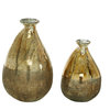 Rustic Gold Glass Vase Set 82782