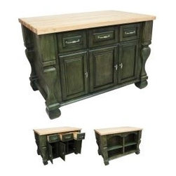 Hardware Resources - ISL01-AQU from Lyn Design - Kitchen Islands And Kitchen Carts