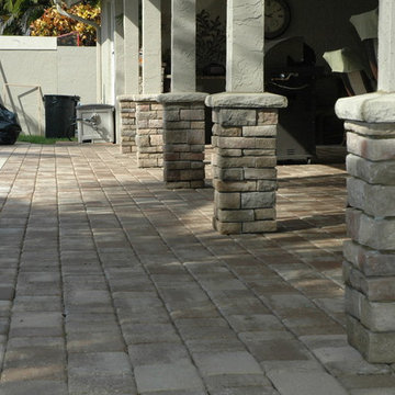 brick columns and block columns