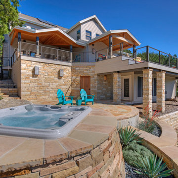 Outdoor Living - View Deck, Terrace and Spa
