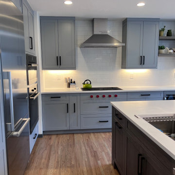 Gray Kitchen Design Sherman, CT