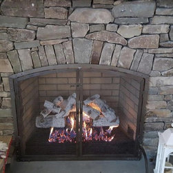 Hargrove Gas Logs: White Birch - Indoor Fireplaces