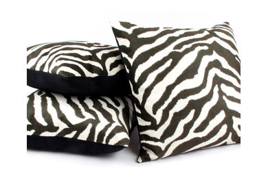 Walk on the Wild Side Zebra Throw Pillow