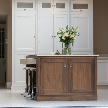 Sophisticated Kitchen with Rich Walnut Accent