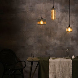Reeded Glass LED Pendant Cluster - Pendant Lighting