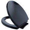 Toto SoftClose, Slow Close Round Toilet Seat and Lid, Ebony