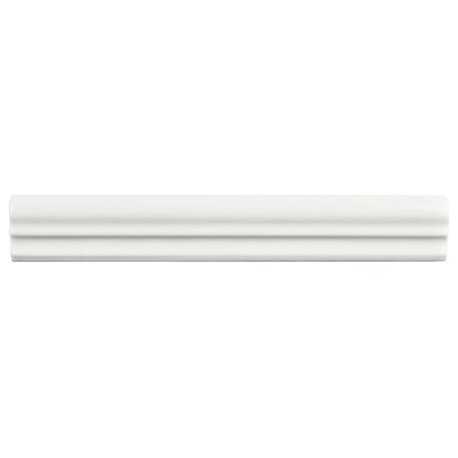 Blanco Brillo Zen Ceramic Wall Trim