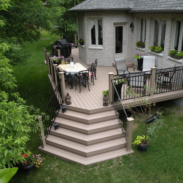 Clubhouse vinyl decks.