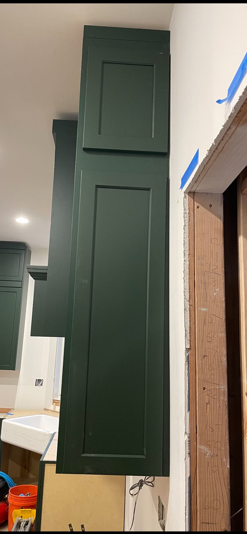 advice on crooked install and end panels