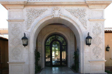 Entryway - mediterranean entryway idea in Phoenix